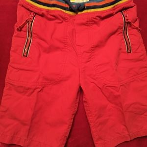 Mini Boden Adventure Red Boys Shorts Size 9